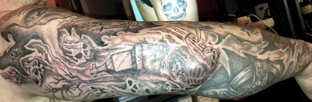 tattoo cr�nes sur bras