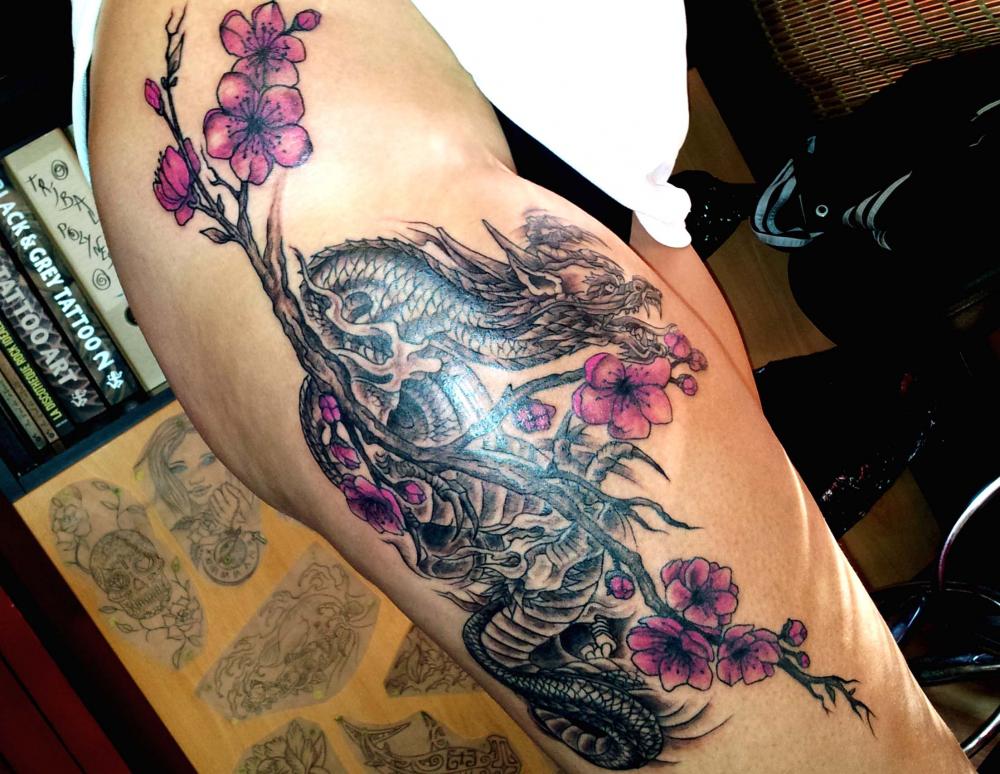 tattoo dragon asiatique 