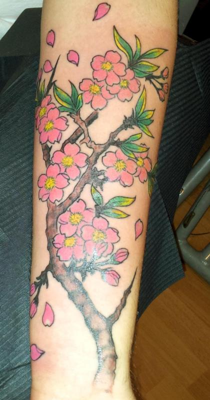 tattoo cerisier du japon