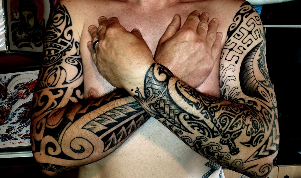 tattoo polynésien bras