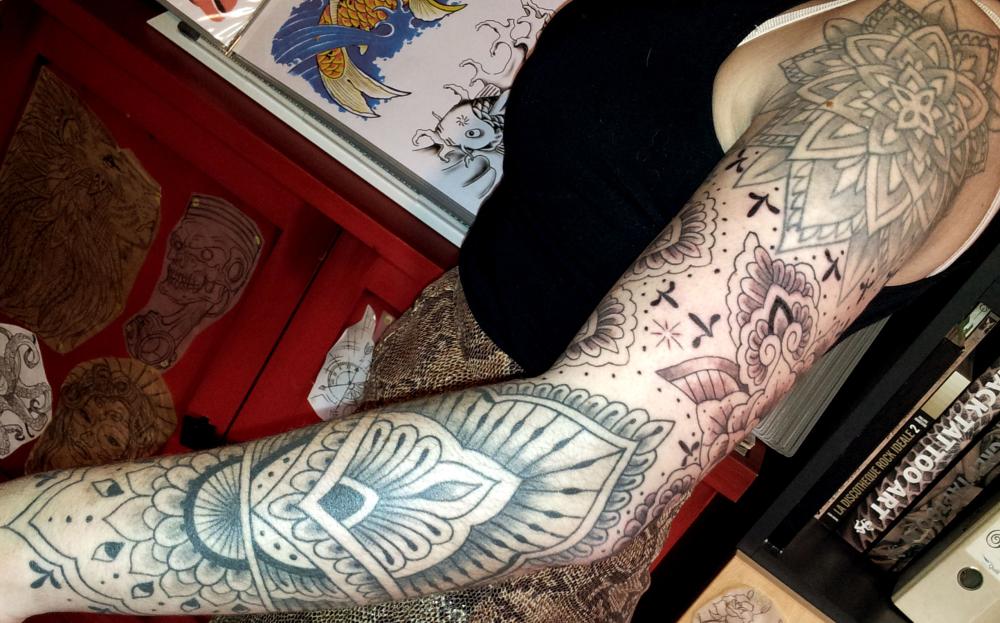 tattoo mandala tout le bras