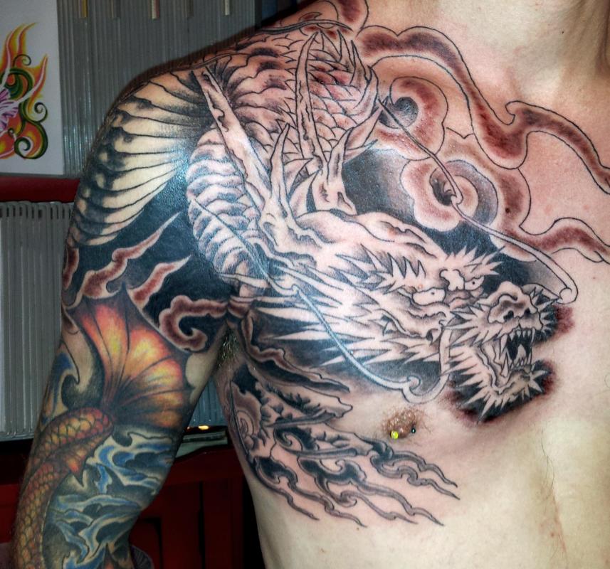 tattoo dragon asiatique